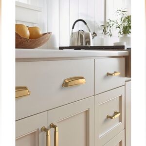 Amerock Drawer Hardware Pulls Set of 4 Champagne Bronze